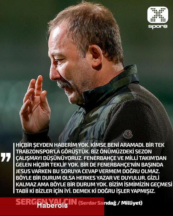 Sergen Yalçın, Fenerbahçe için Ali Koç ile görüştü mü?