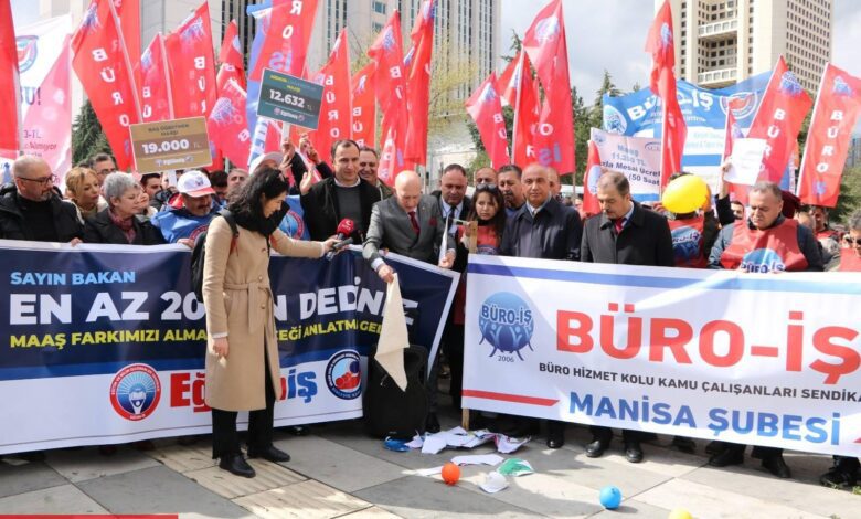 SGK Çalışanlarından Çalışma Bakanlığı’nda Bordrolu Eylem!