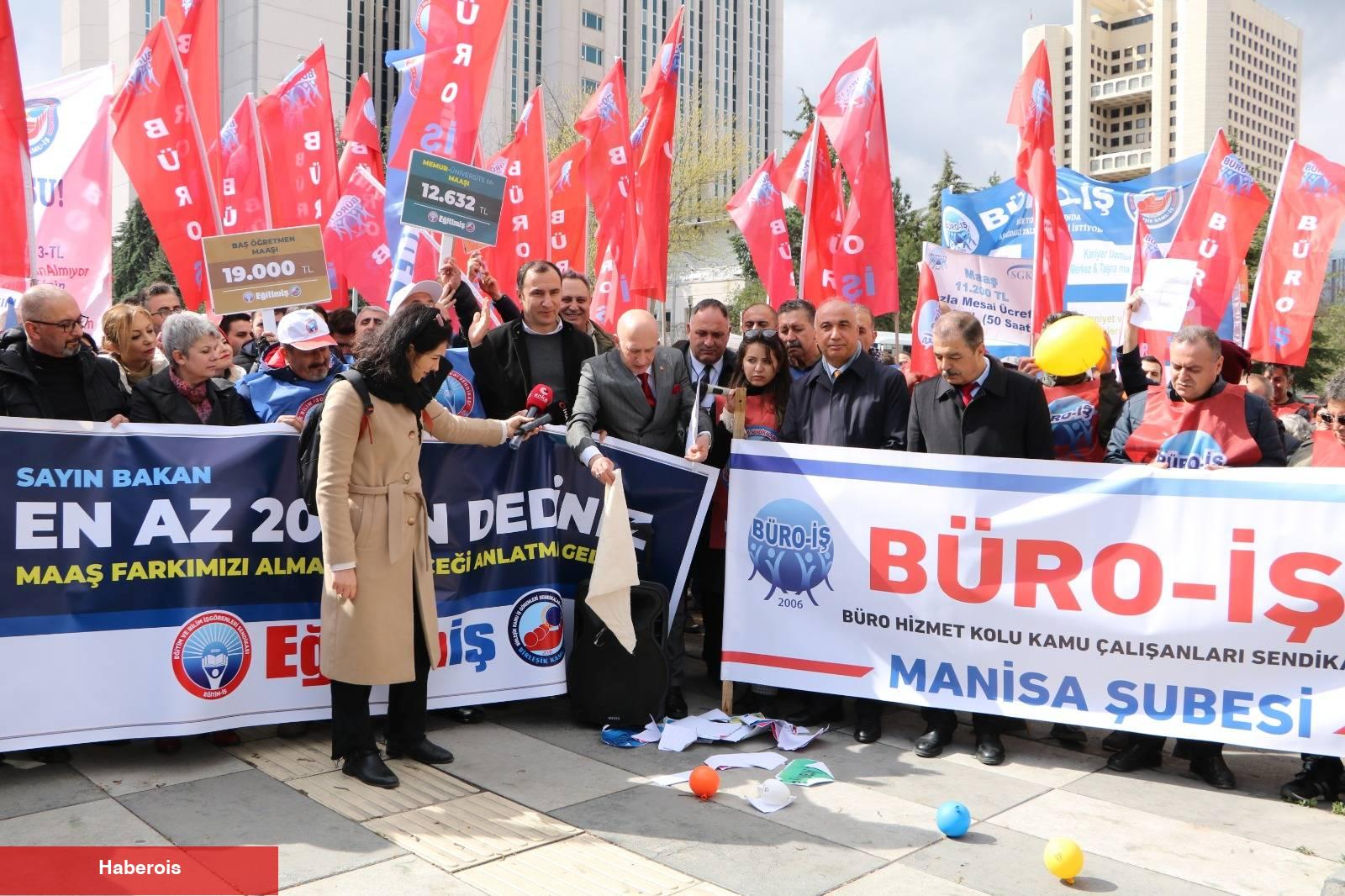 SGK Çalışanlarından Çalışma Bakanlığı’nda Bordrolu Eylem!