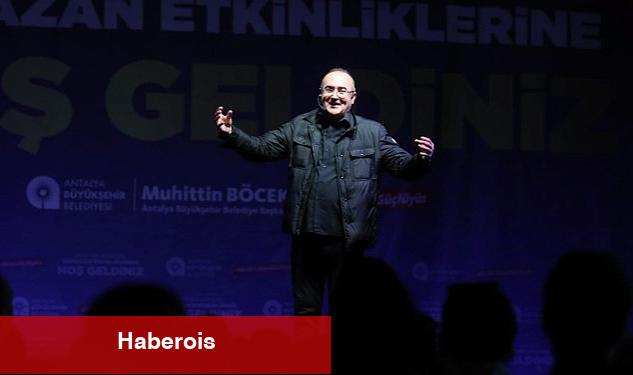 Sunay Akın Mahya Işıkları sohbetiyle Antalyalılarla buluştu - Haberois Sunay Akın Mahya Işıkları sohbetiyle Antalyalılarla buluştu