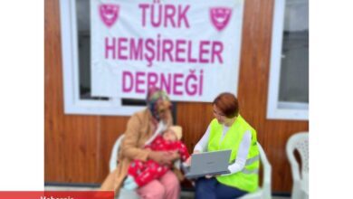 THD’li Gönüllü Hemşireler Depremzedeleri Bayramda Yalnız Bırakmadı