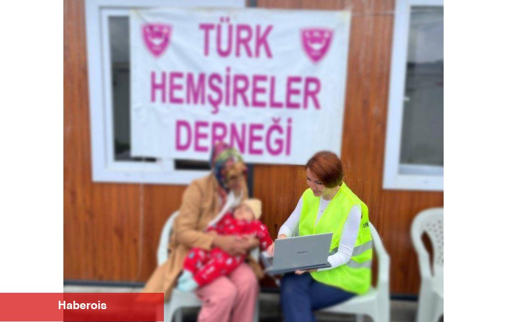 THD’li Gönüllü Hemşireler Depremzedeleri Bayramda Yalnız Bırakmadı