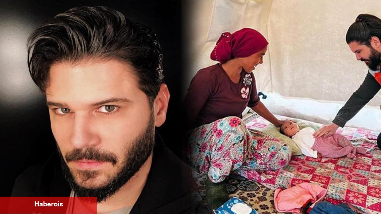 Tolgahan Sayışman Ramazan Bayramını zelzele bölgesinde geçirdi!