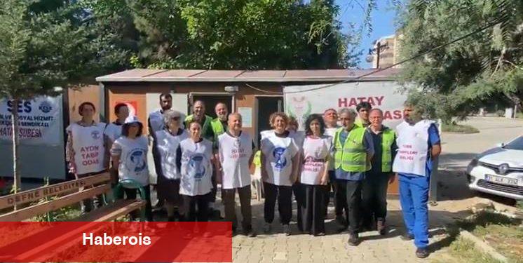 TTB, SES ve TODAP Gönüllüleri Deprem İllerinde Bayram Mesaisinde