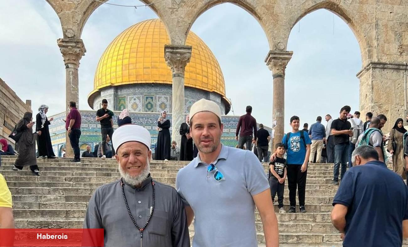 Ünlü aktör Reshad Strik Kudüs'e ziyarette bulundu! "Geri döneceğim"