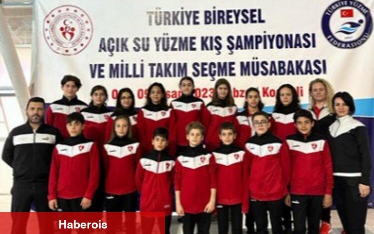 Yüzme takımı gururlandırdı