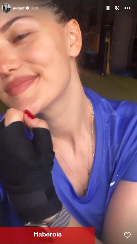 6 ay evvel doğum yapan Fahriye Evcen kendini spora verdi! Ünlü oyuncunun son hali şaşırttı!