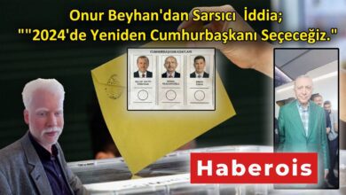 Beyhan Haberois'e Konuştu: ''Başından Beri Her Şey Erdoğan'ın Seçilmesi İçin''