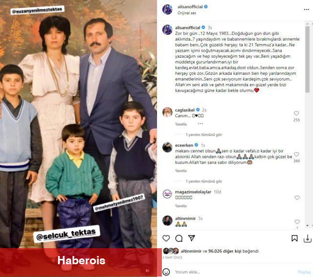 Acısı dinmeyen Alişan'dan ölen kardeşine duygusal mesaj!