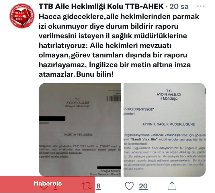 Aile Hekimlerinden ‘Parmak İzi Yoktur Raporu’ Taleplerine Yanıt!