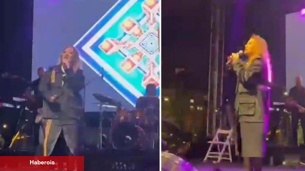 AK Parti'nin İzmir mitinginde Demet Akalın'dan sürpriz konser!