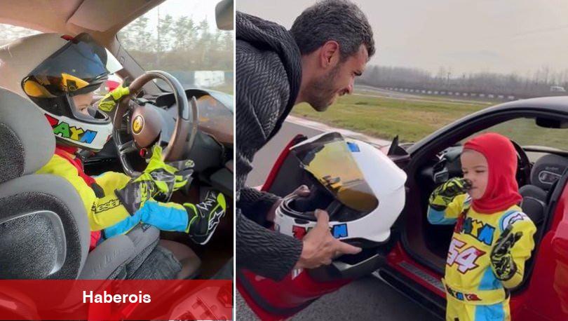 Almanlar 'İnanmıyoruz' deyip Sakarya'ya geldi! Kenan Sofuoğlu'nun oğlu Zayn resmen gösteri yaptı
