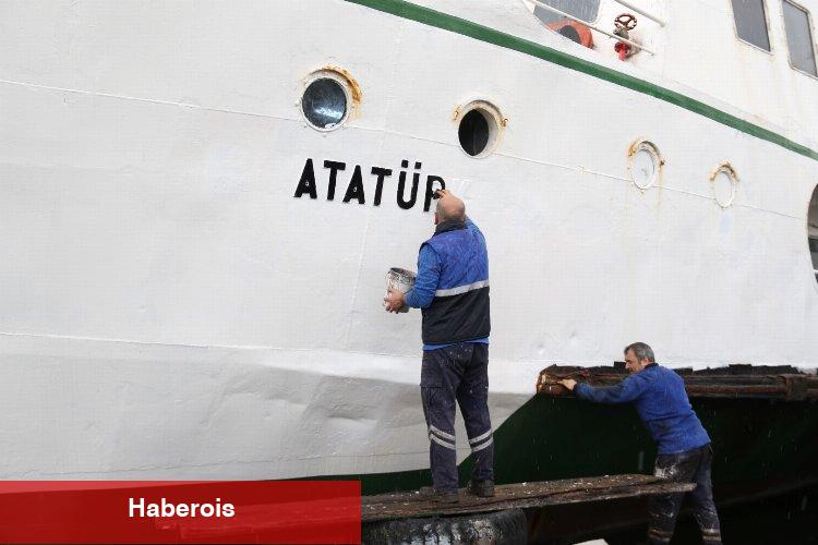 Atatürk Vapuru bakıma alındı