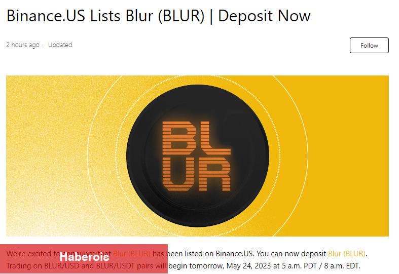 Binance Bu Altcoin İçin Listeleme Muştusunu Verdi: Fırladı!