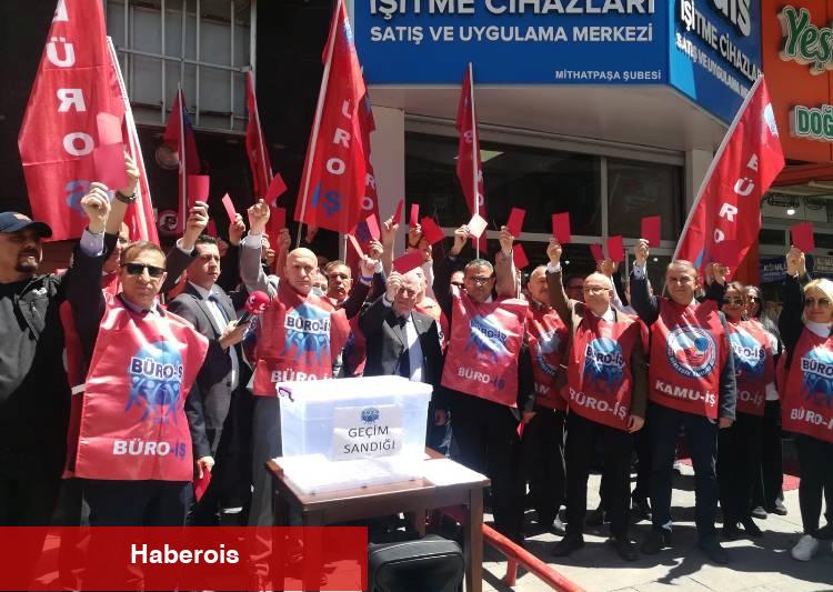 Büro-İş Geçim Sandığını Kurdu, İktidara Kırmızı Kart Gösterdi!