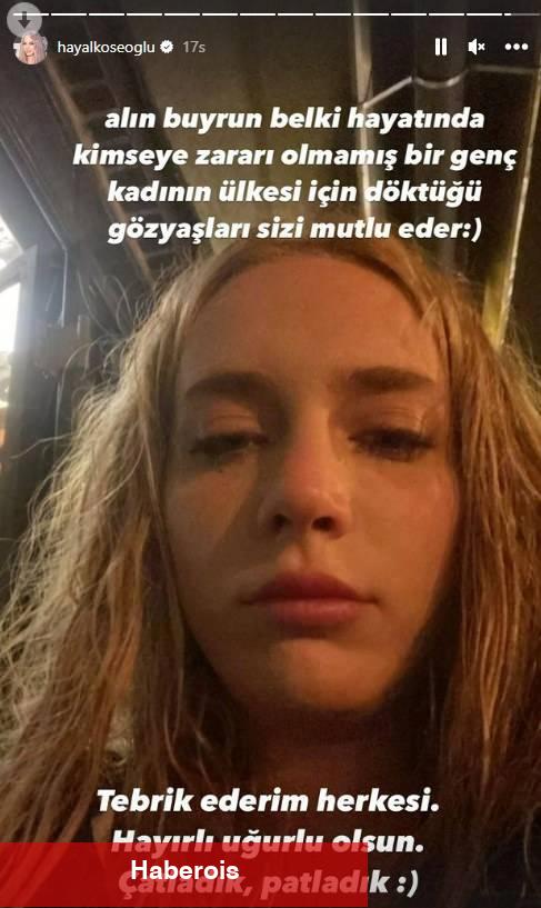 CHP'li oyuncu Hayal Köseoğlu'nun pişkin paylaşımı: "Bizim tuzumuz kuru"
