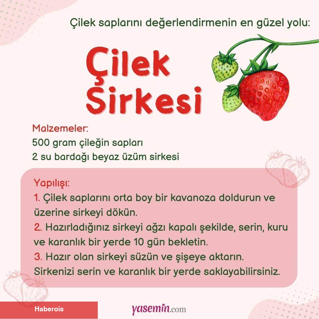 Çilek sirkesi nasıl yapılır? Yararlı olan çilek sirkesini denemelisiniz!
