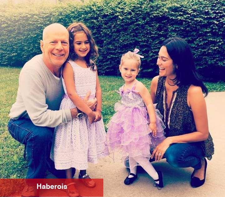 Demans hastalığına yakalanan Bruce Willis'in en büyük destekçisi 9 yaşındaki kızı oldu!