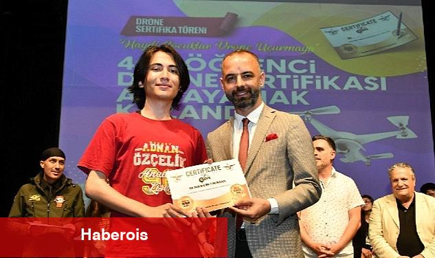 Drone eğitimlerini tamamlayan 405 öğrenci sertifikalarını aldı - Haberois Drone eğitimlerini tamamlayan 405 öğrenci sertifikalarını aldı