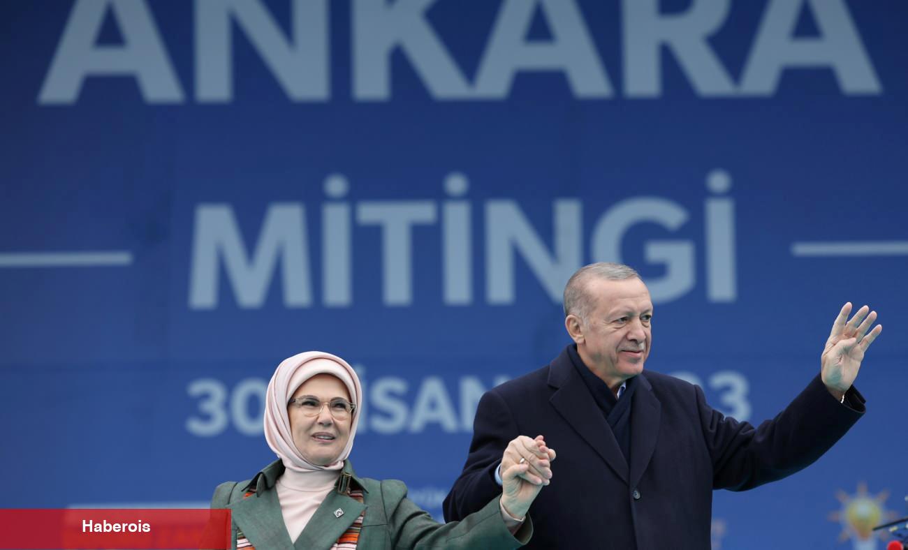 Emine Erdoğan AK Parti'nin Ankara mitinginden kareler paylaştı! "Büyük ve Güçlü Türkiye..."