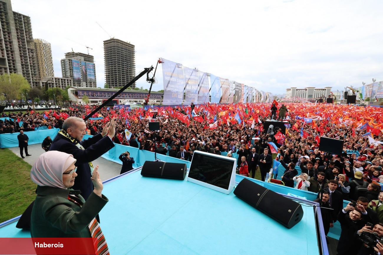 Emine Erdoğan AK Parti'nin Ankara mitinginden kareler paylaştı! "Büyük ve Güçlü Türkiye..."