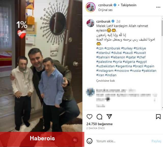 Fenomen Latif hayatını kaybetti! CZN Burak vefat haberini bu türlü duyurdu