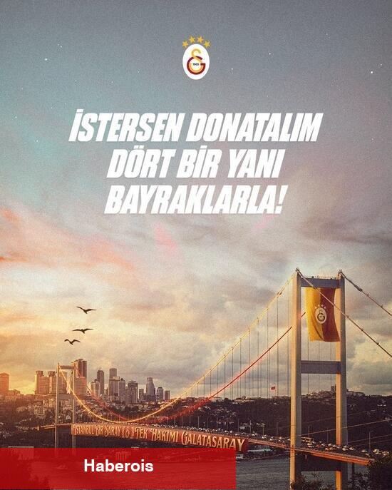 Galatasaray'dan şampiyonluk paylaşımı!