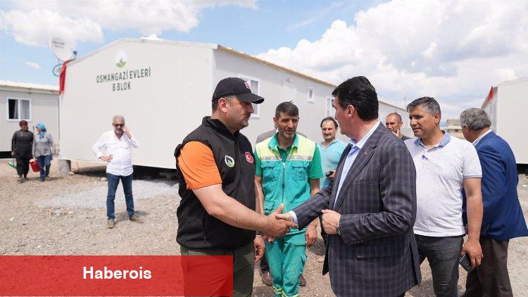 Gaziantep İslahiye'de 'Osmangazi Evleri'nde yaşam başladı