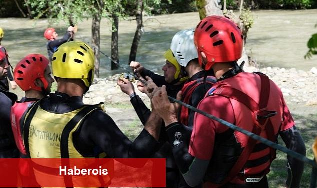 İtfaiye'den selde arama ve kurtarma eğitimi - Haberois İtfaiye'den selde arama ve kurtarma eğitimi