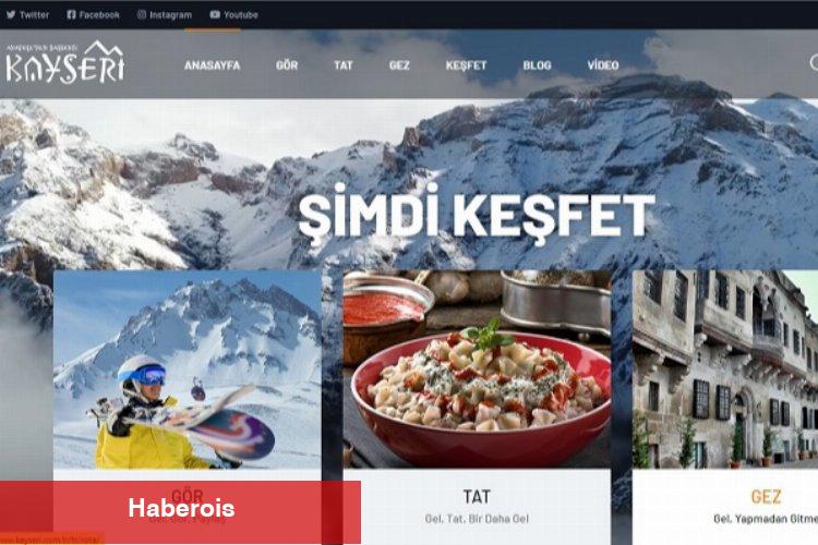 Kayseri Büyükşehir'den yeni turizm portalı