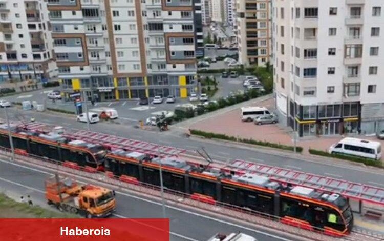 Kayseri'de yeni tramvay teste başladı - Haberois Kayseri'de yeni tramvay teste başladı