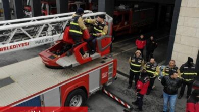 Kocaeli Büyükşehir itfaiyesinden operatör eğitimi
