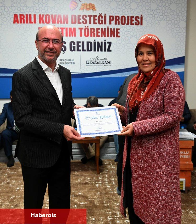 Konya Selçuklu'da 'Arılı Kovan' desteği