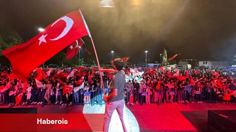 Konya'da 'Erdoğan Zaferi' coşkusu