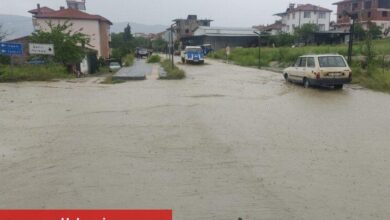 Manisa Selendi'de sağanak yağışa yoğun mesai