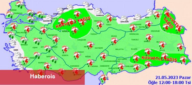 Meteorolojiden 'kuvvetli' uyarı!