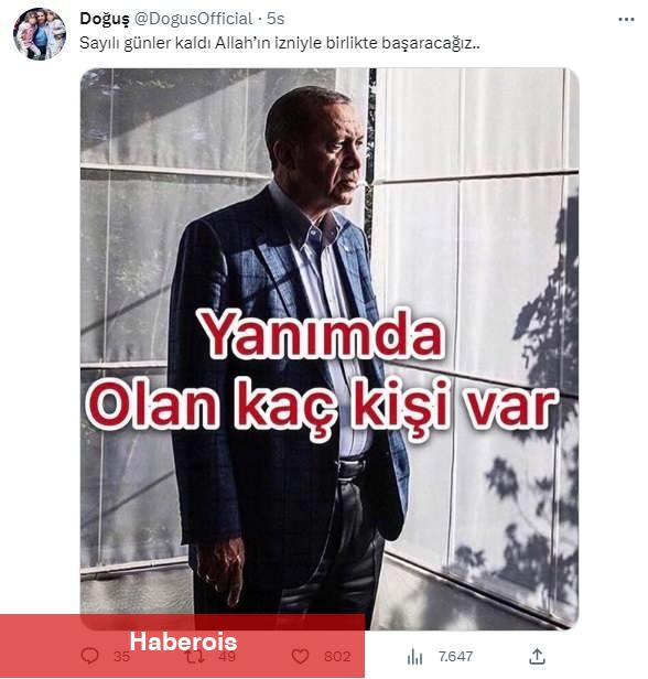 Müzikçi Doğuş'tan büyük güne Erd-Oğan'lı ithaf!
