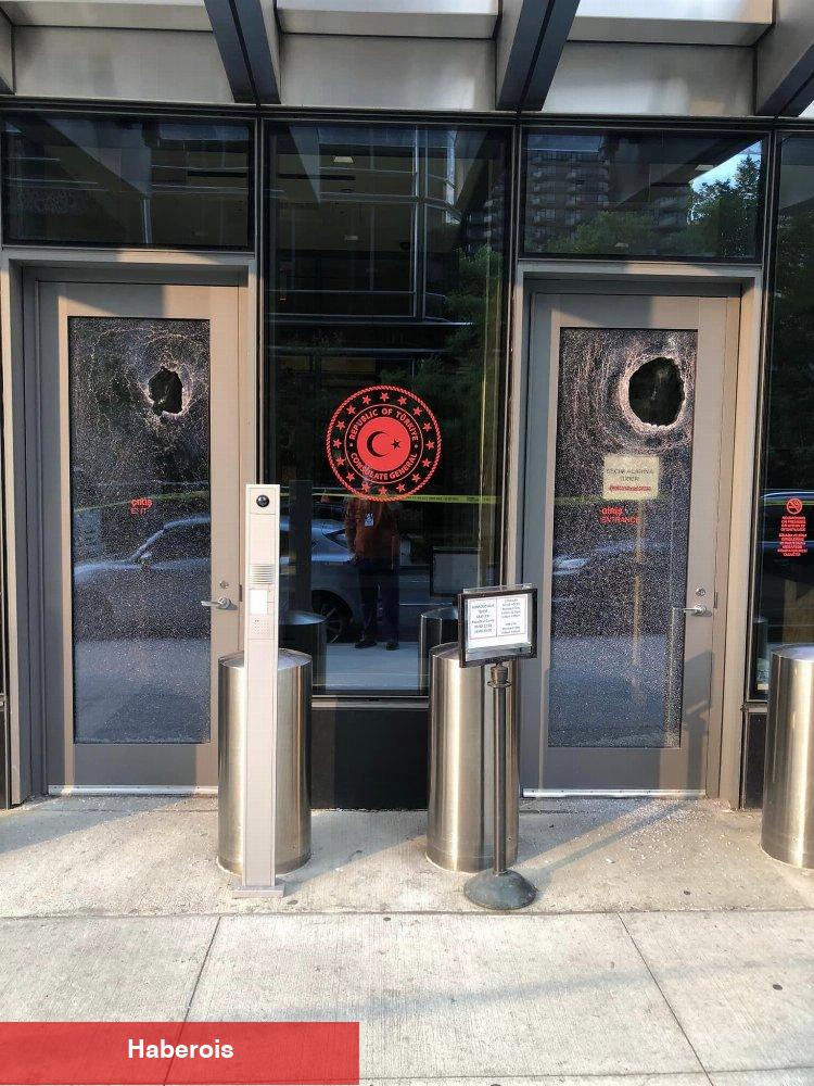 New York Başkonsolosluğu'na saldırı!