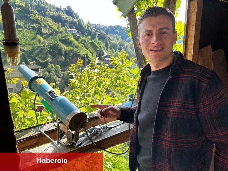 Patlama sesi köylülerin ödünü koparıyor! Rize'de ayı saldırısına karşı dededen kalma metot