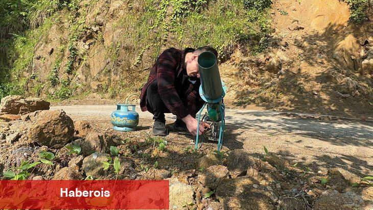 Patlama sesi köylülerin ödünü koparıyor! Rize'de ayı saldırısına karşı dededen kalma metot
