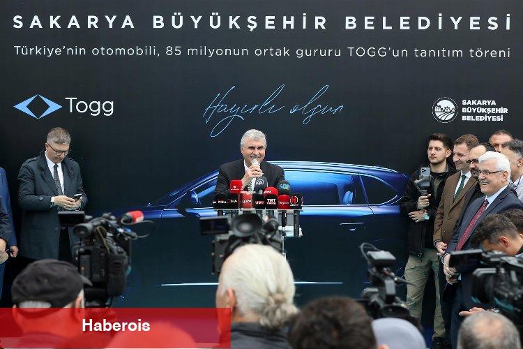 Sakarya'da TOGG'a tarihi karşılama