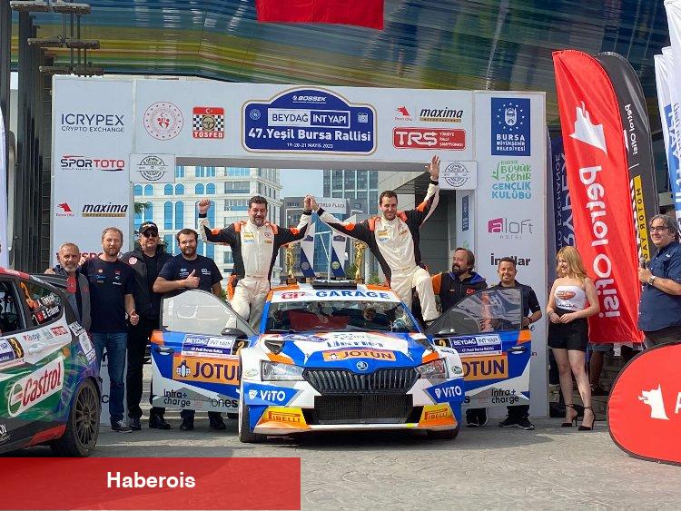 Şampiyon rallicilere görkemli tören