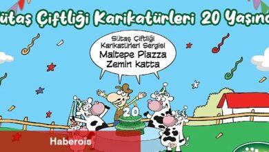 Sütaş Çiftliği Karikatürleri Sergisi Maltepe Piazza AVM'de