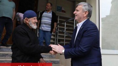 Tahir Akyürek'ten teşekkür ziyareti
