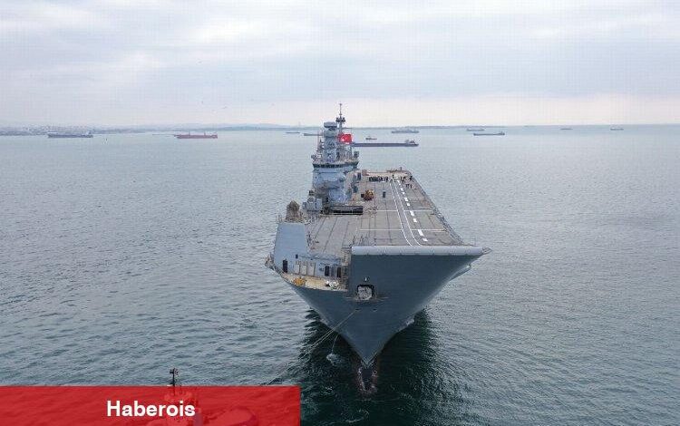 TCG Anadolu İzmir yolunda - Haberois TCG Anadolu İzmir yolunda