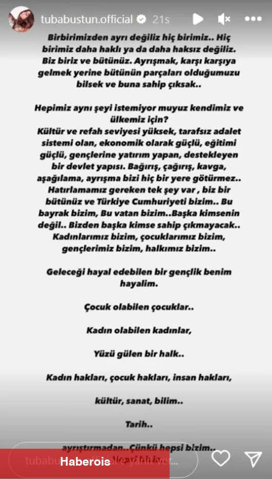 Tuba Büyüküstün'den dikkat çeken seçim paylaşımı! Toplumsal medyadan takipçilerini uyardı