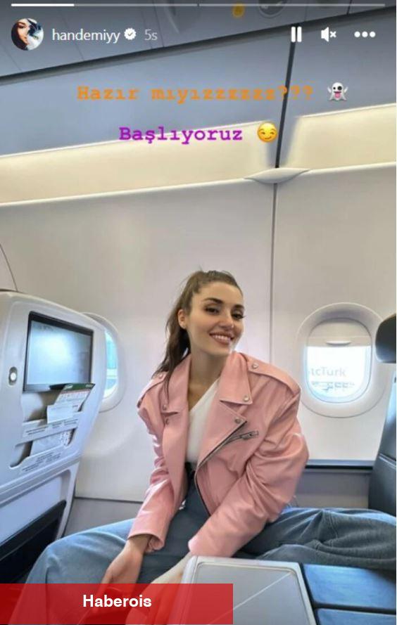Uzunluğu ve kilosuyla dikkat çeken Hande Erçel'den yeni paylaşım!