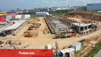 Yeni hal binasında ilerleme yüzde 40