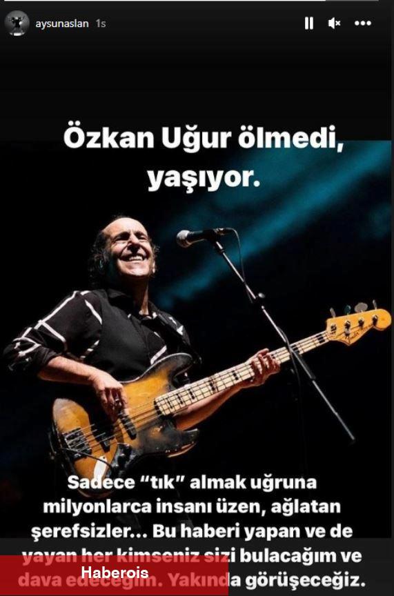 Ağır bakıma alınan Özkan Uğur öldü argümanlarına eşinden sert tepki! "Her kimseniz sizi bulucam"