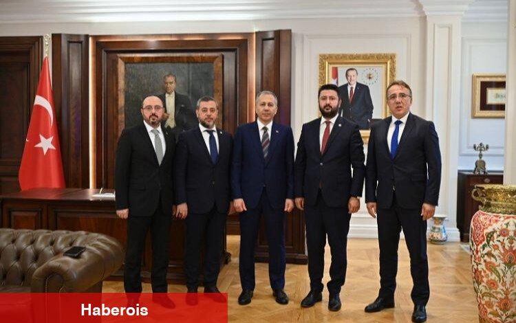 Ali Yerlikaya'ya hayırlı olsun ziyareti - Haberois Ali Yerlikaya'ya hayırlı olsun ziyareti